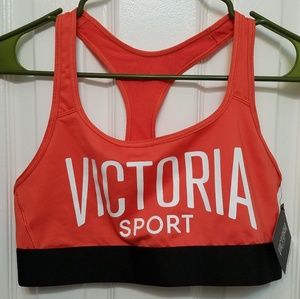 Victoria's Secret Sport Bra Size Large Coral Pink